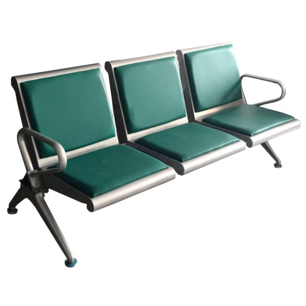 Airport Three Seater Chair with Cushion