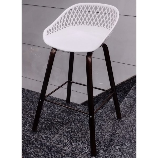 Axis Restaurant Bar Stool in White