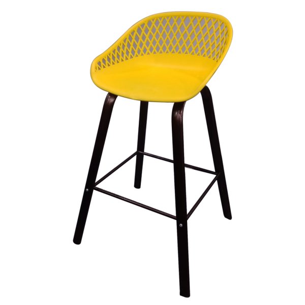 Axis Restaurant Bar Stool in Yellow Style