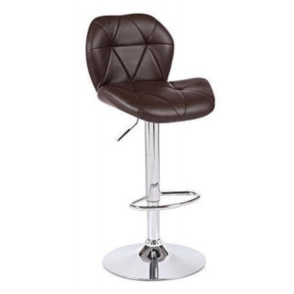 Bar Stool Chair - Jena Metal Bar Stool In Brown Color