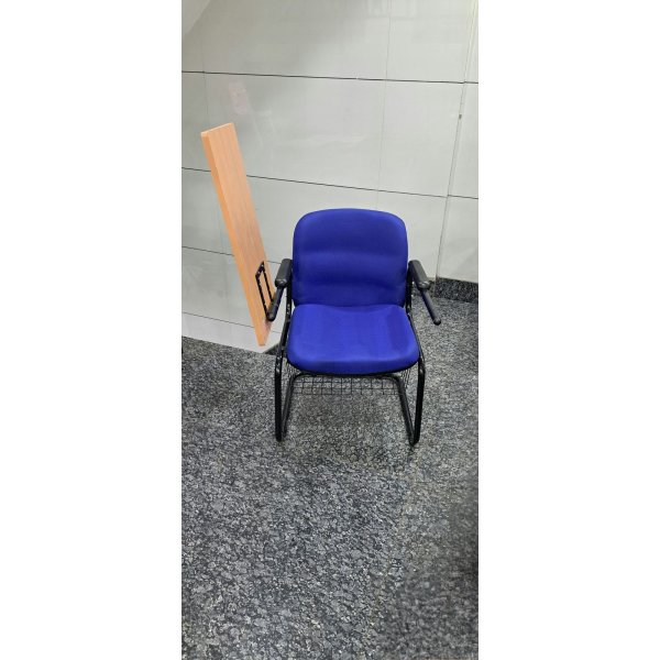 Blue Cushion Comfort Seat with Writing Pad Chair