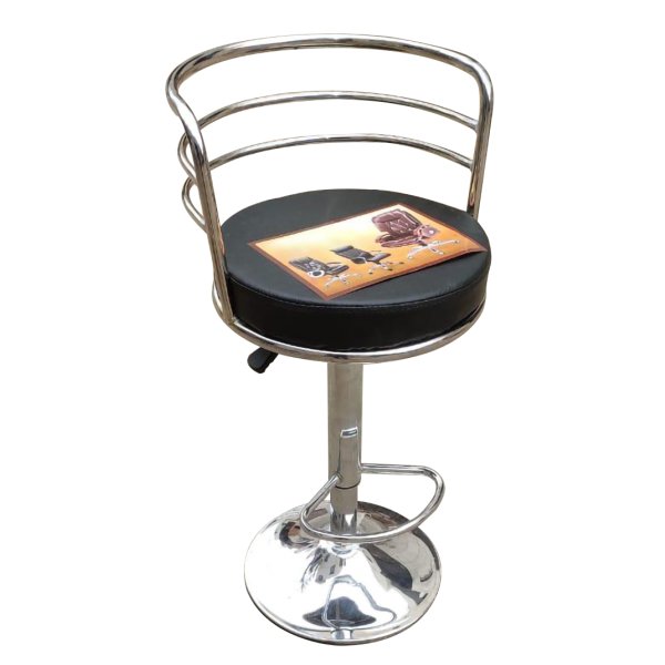 Cafe Bar Chair - High Bar Chair Color Black