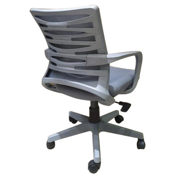 Classic Grey Office Mesh Chair - Comfort Meets Style