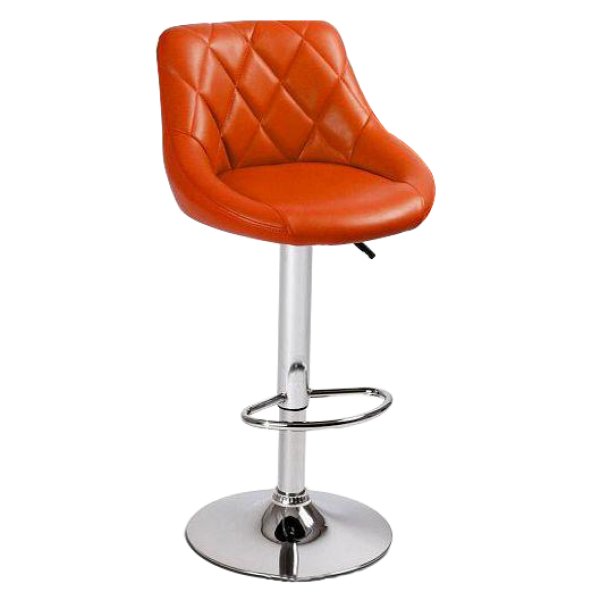 Classy Bar Stool In Metal and Leatherette Finish