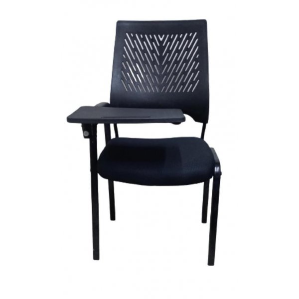 Comfortable Sitting Writing Pad Chair in Black
