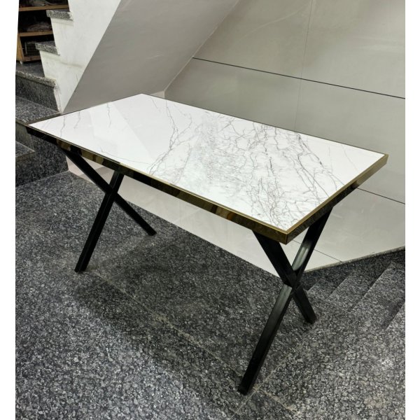 Cross Frame Restaurant / Cafe Table - Stylish, Durable, and Functional