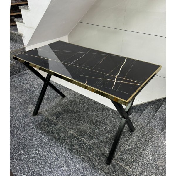Cross Frame Restaurant Table: Stylish Durable Dining Solution