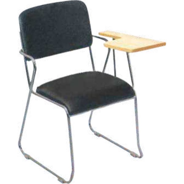 Cushion Back Seat Writing Pad Chair for Student