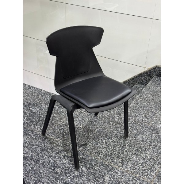 Cushion Seat + Plastic Frame Restaurant Chair