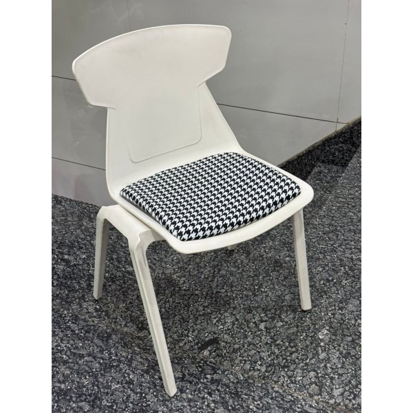 Cushion Seat + Plastic Frame Restaurant Chair Style