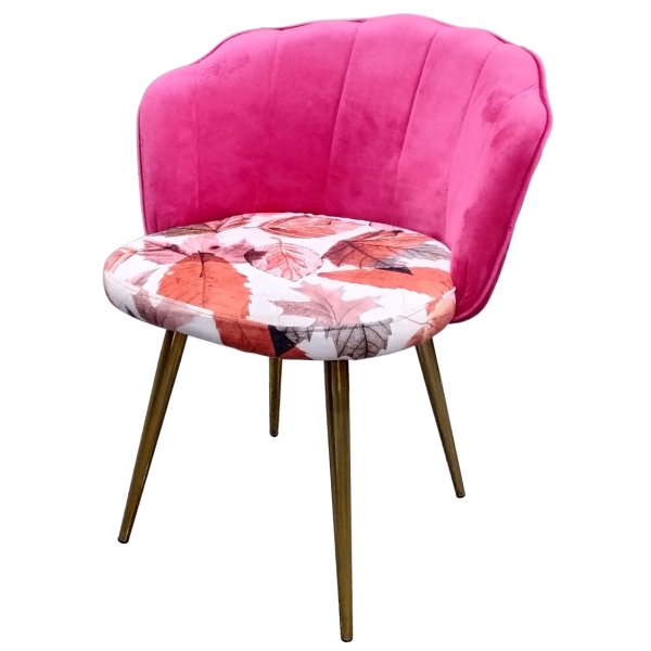 Dining Chair For Restaurant, Hotel and Home By Crystal in Pink
