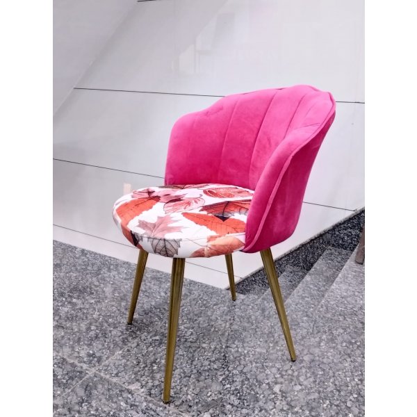 Dining Chair For Restaurant, Hotel and Home By Crystal in Pink Style