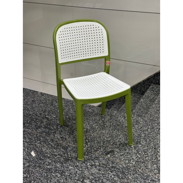 Double Colored Armless Cafe Chair
