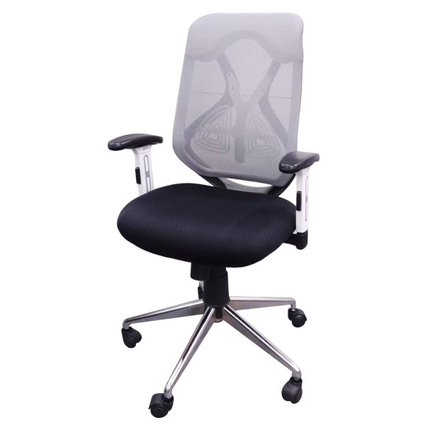 Executive Mesh Chair in White (High Back)