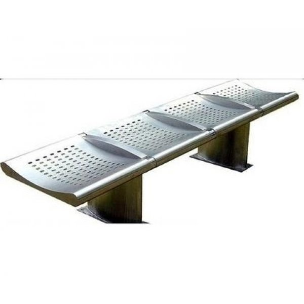 Four Seater without back Public Seating Bench
