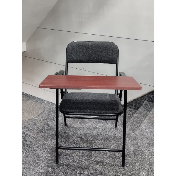 Full Size Writing Tablet Chair in Black