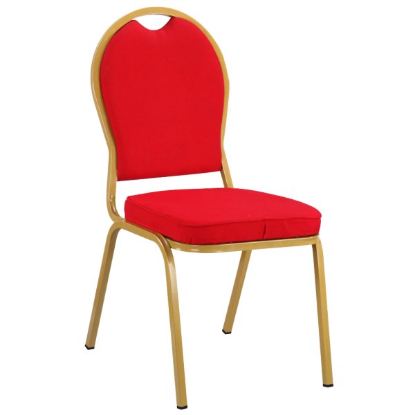 Golden Powder Coated Banquet Chair - Elegance Meets Comfort