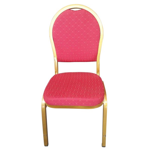 Golden Powder Coated Classic Banquet Chair
