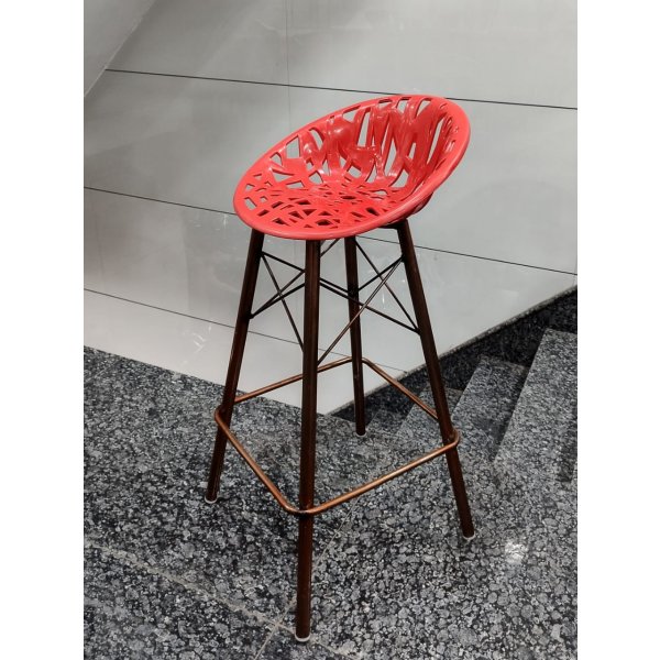 Modern Designer Bar Stool by Crystal