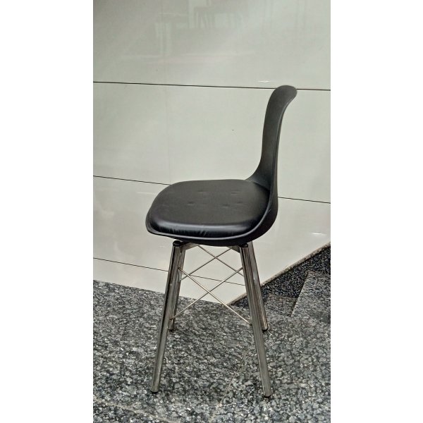 Modern Restaurant/Cafe Chair - Stainless Steel Design