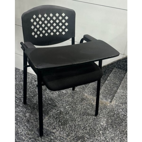 New Stylish Study Desk - Full Writing Pad Chair in Black Design