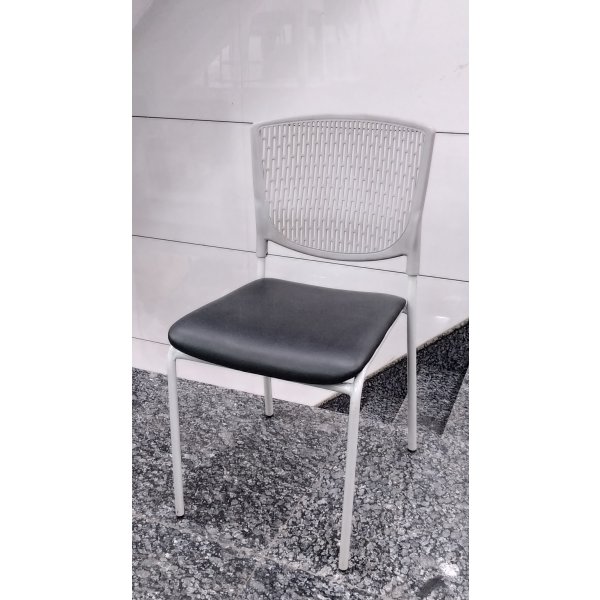 Plastic Chair - Multipurpose Cushion Plastic Chair in Powder-Coated Leg Best