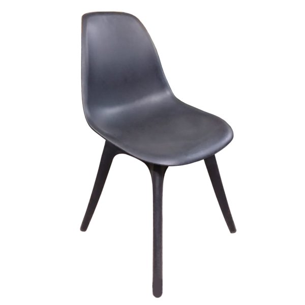 Plastic Restaurant Cafe Chair in Black Color Best