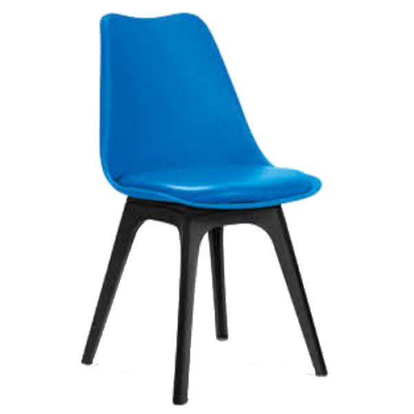 Plastic Restaurant Chair (Blue)