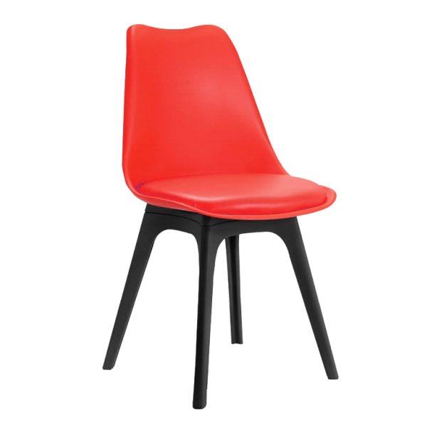 Plastic Restaurant Chair (Red)