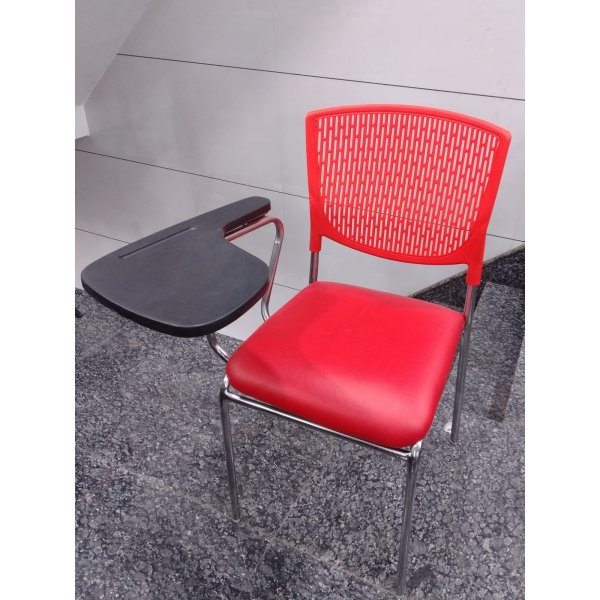 Plastic Study Chair For institutes (Red) Style