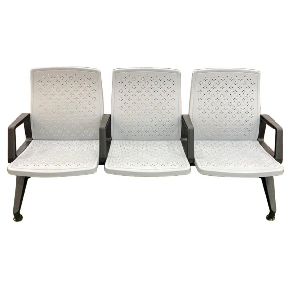 Plastic Three Seater Chair By Crystal Style