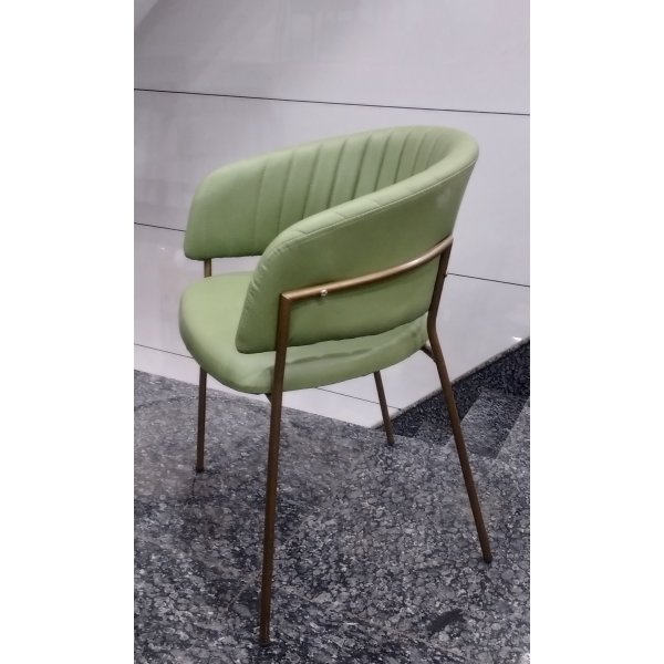 Restaurant Chair in Cushion (Green) Style