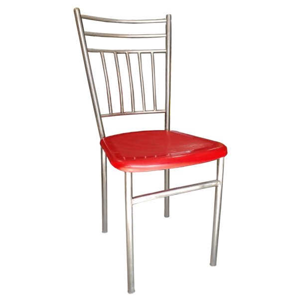 Restaurant Chair (Square Seat) Red Color