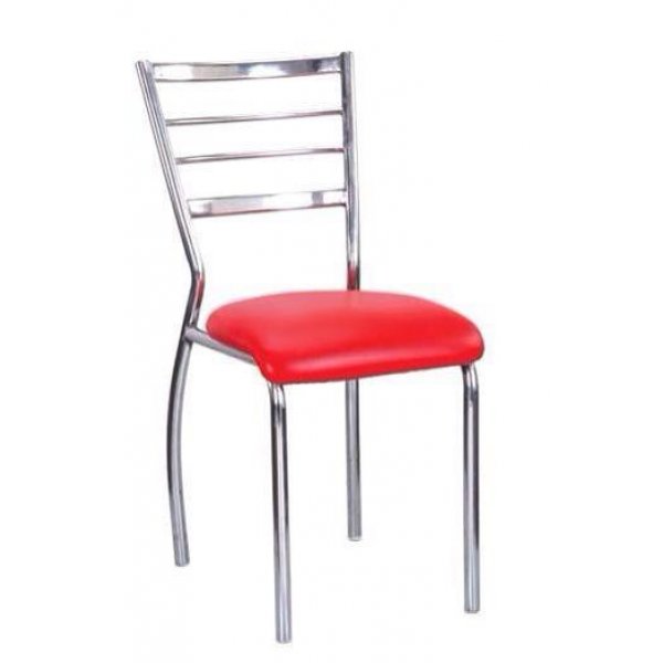 Restaurant Chair with Red Cushion