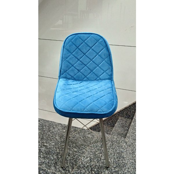 Restaurant Dining Chair with Double Foam Seat (Stainless Steel Frame) Style