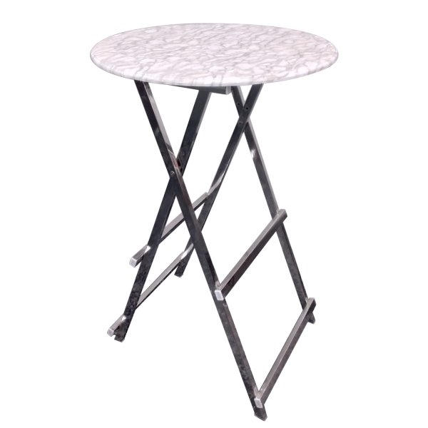 Restaurant Standing Table in Stainless Steel By Kylin