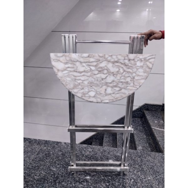 Restaurant Standing Table in Stainless Steel By Kylin Best