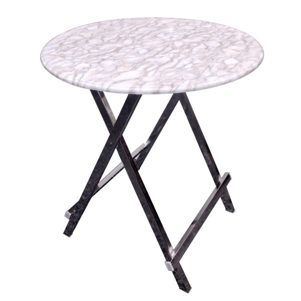 Round Folding Table for Restaurant or Cafe