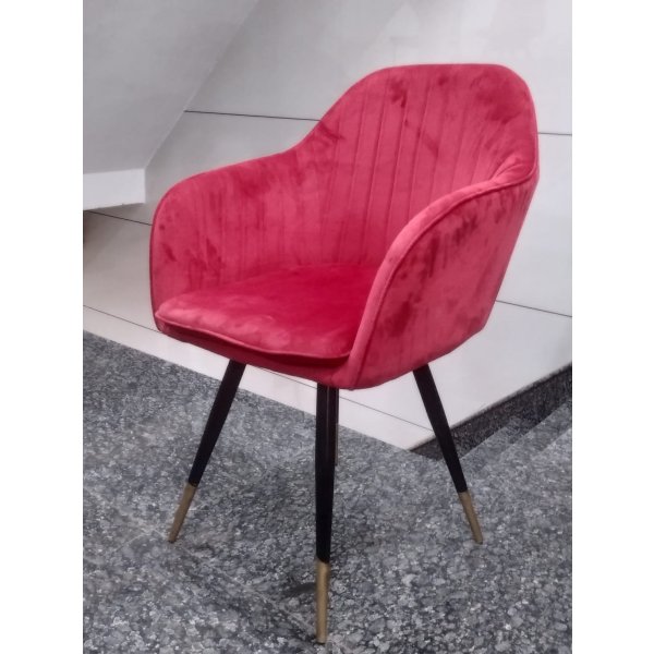 Rylie Restaurant Dining Chair in Red Color - Latest Design
