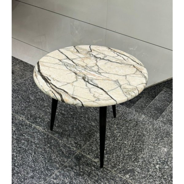 Stylish 3 Legs Frame Restaurant Table for Ultimate Dining Experience