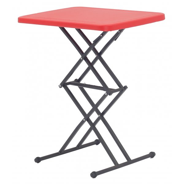 Supreme Scissor table - Folding Design Table in Red Color