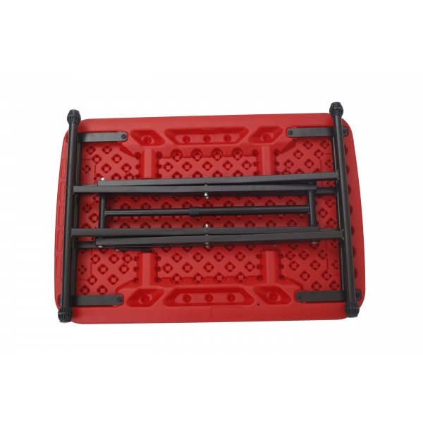 Supreme Scissor table - Folding Design Table in Red Color Design