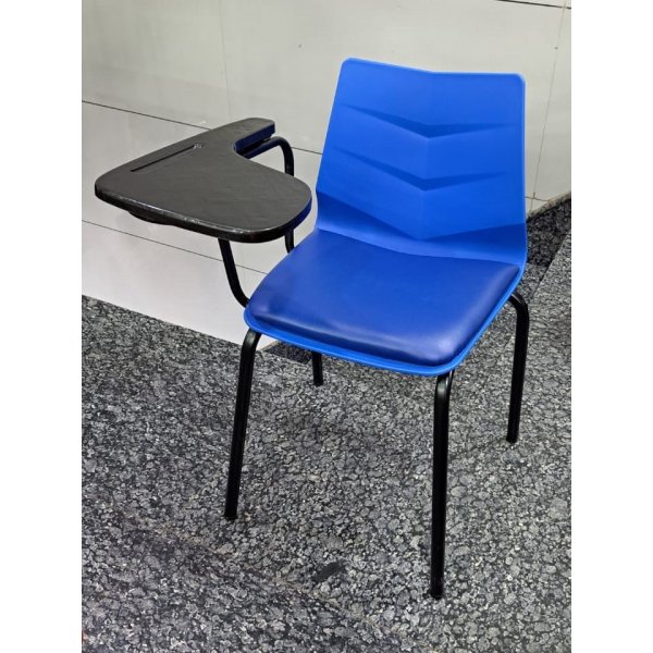 Trendy Blue Color Writing Pad Chair Best