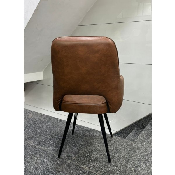 Velvet Seat Armrest Restaurant Chair
