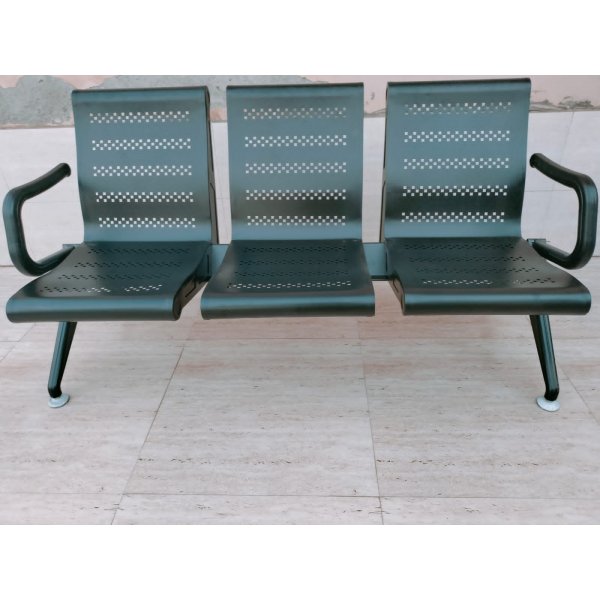 Waiting Chair - 3 Seater Chair in Black Best