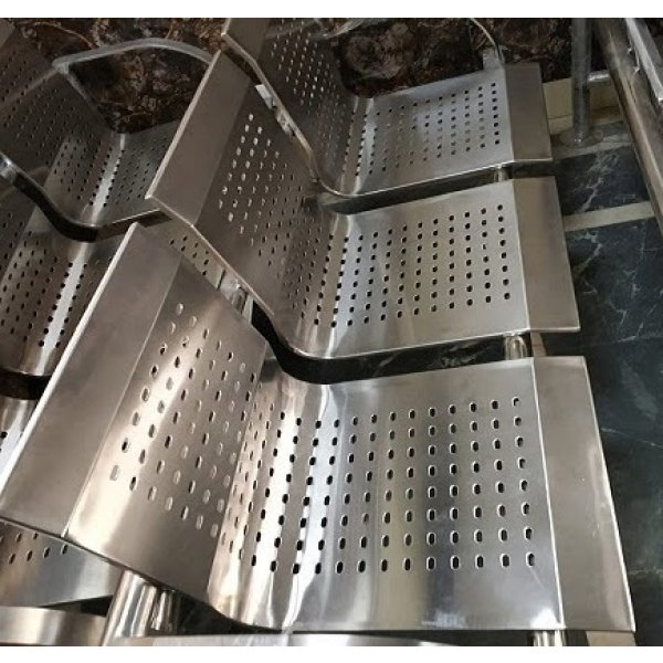 with Curved Handle - 3 Seater Waiting Chair