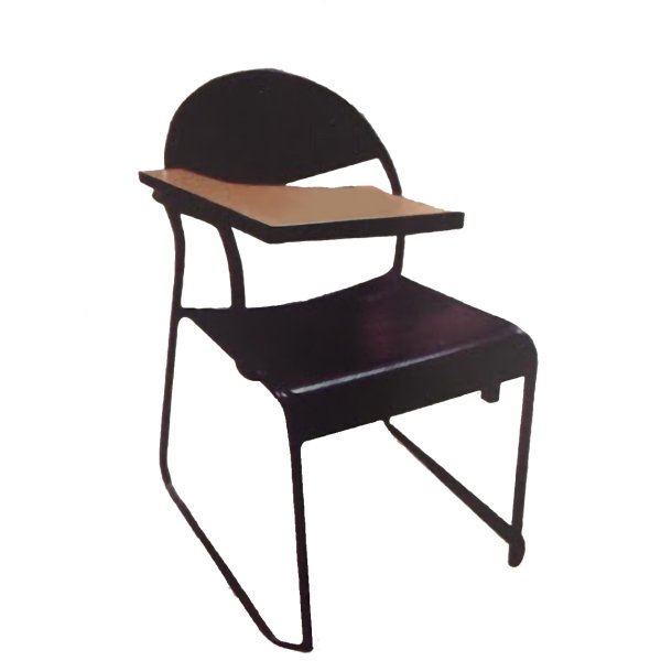 Writing Pad Chair with Powder Coating Frame